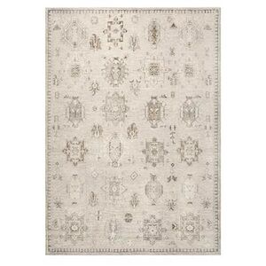 NULOOM NWT krysten distressed area rug -machine washable -beige -2x3